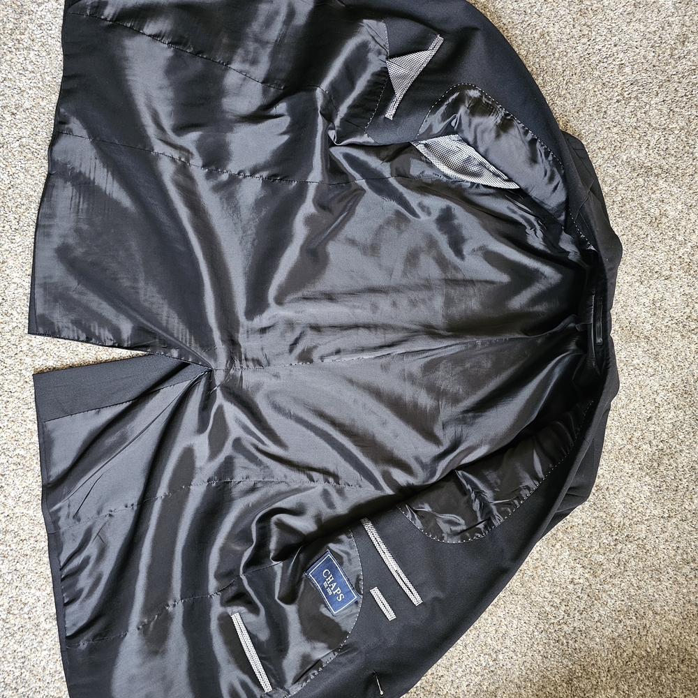 Chaps Classic Black Sport Coat - Picture 3 of 7